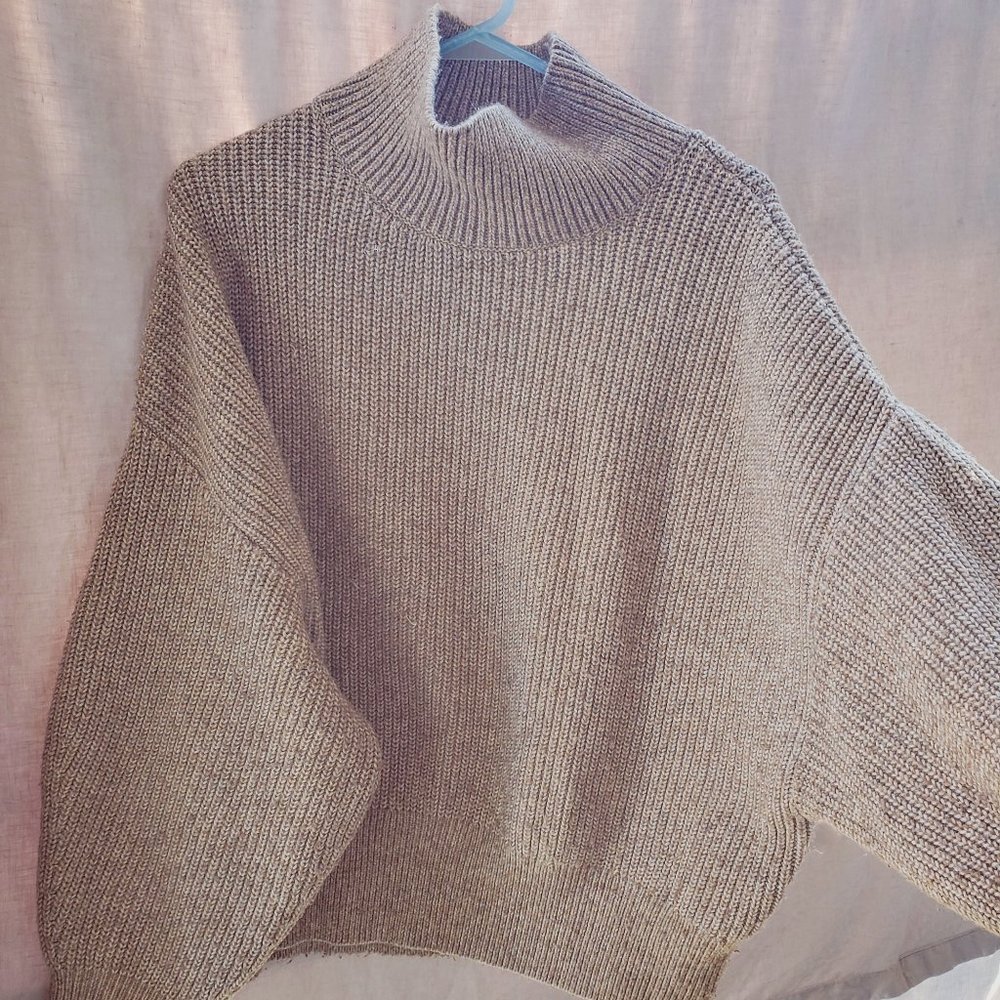 Chunky Knit Turtle Neck Sweater